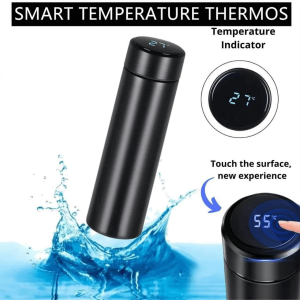 Stainless Steel Smart Water Bottle 500 ml Led Temperature Display